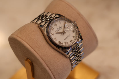 Rolex Datejust 36 Jubilee Bracelet 126234 White Roman Dial