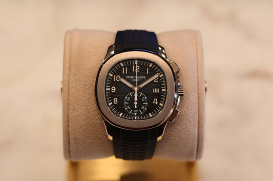 Patek Philippe Aquanaut Chronograph 5968G White Gold Blue
