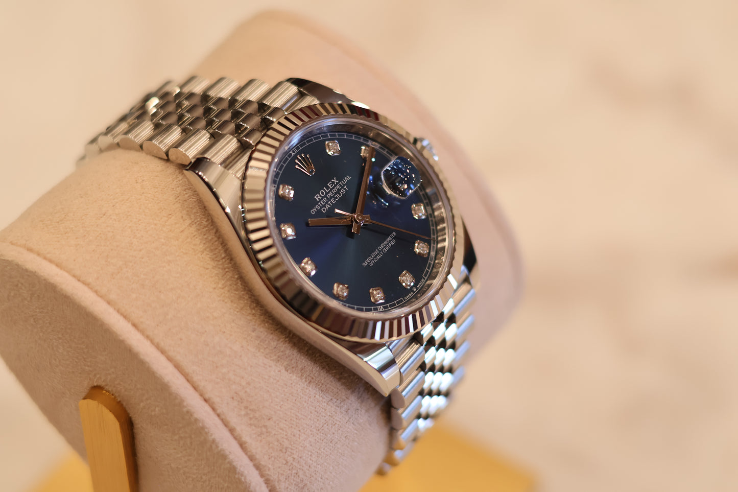 Rolex Datejust 41 Blue Diamond Dial Jubilee 126334