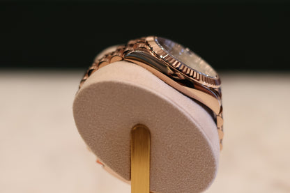 Rolex Sky Dweller Rose Gold Jubilee Chocolate Dial Unworn