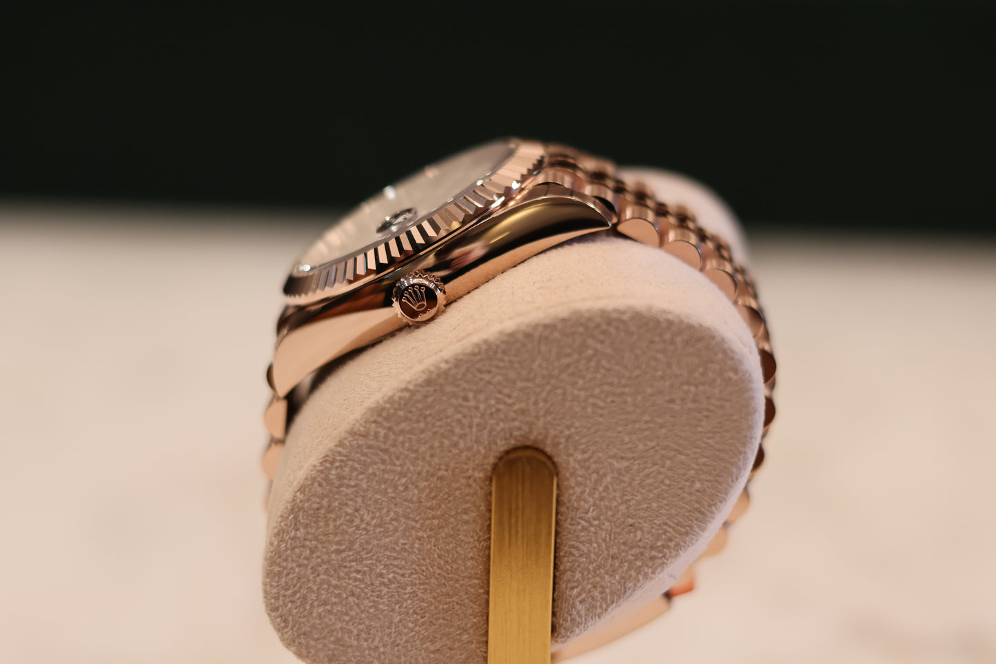 Rolex Sky Dweller Rose Gold Jubilee Chocolate Dial Unworn