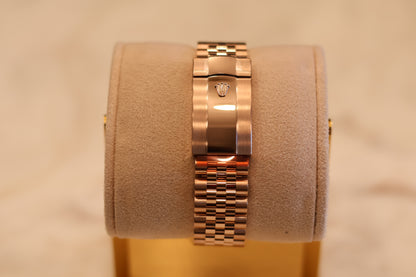 Rolex Sky Dweller Rose Gold Jubilee Chocolate Dial Unworn