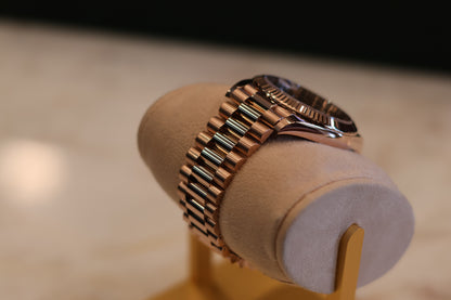 Rolex Day-Date 40 Rose Gold Chocolate Dial 228235