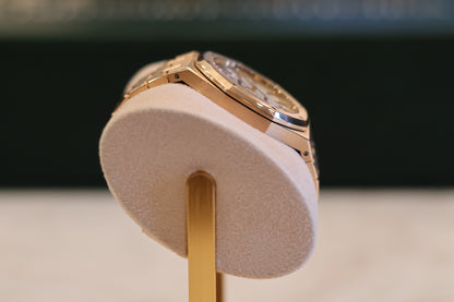 Audemars Piguet Royal Oak 15400OR Rose Gold White Dial