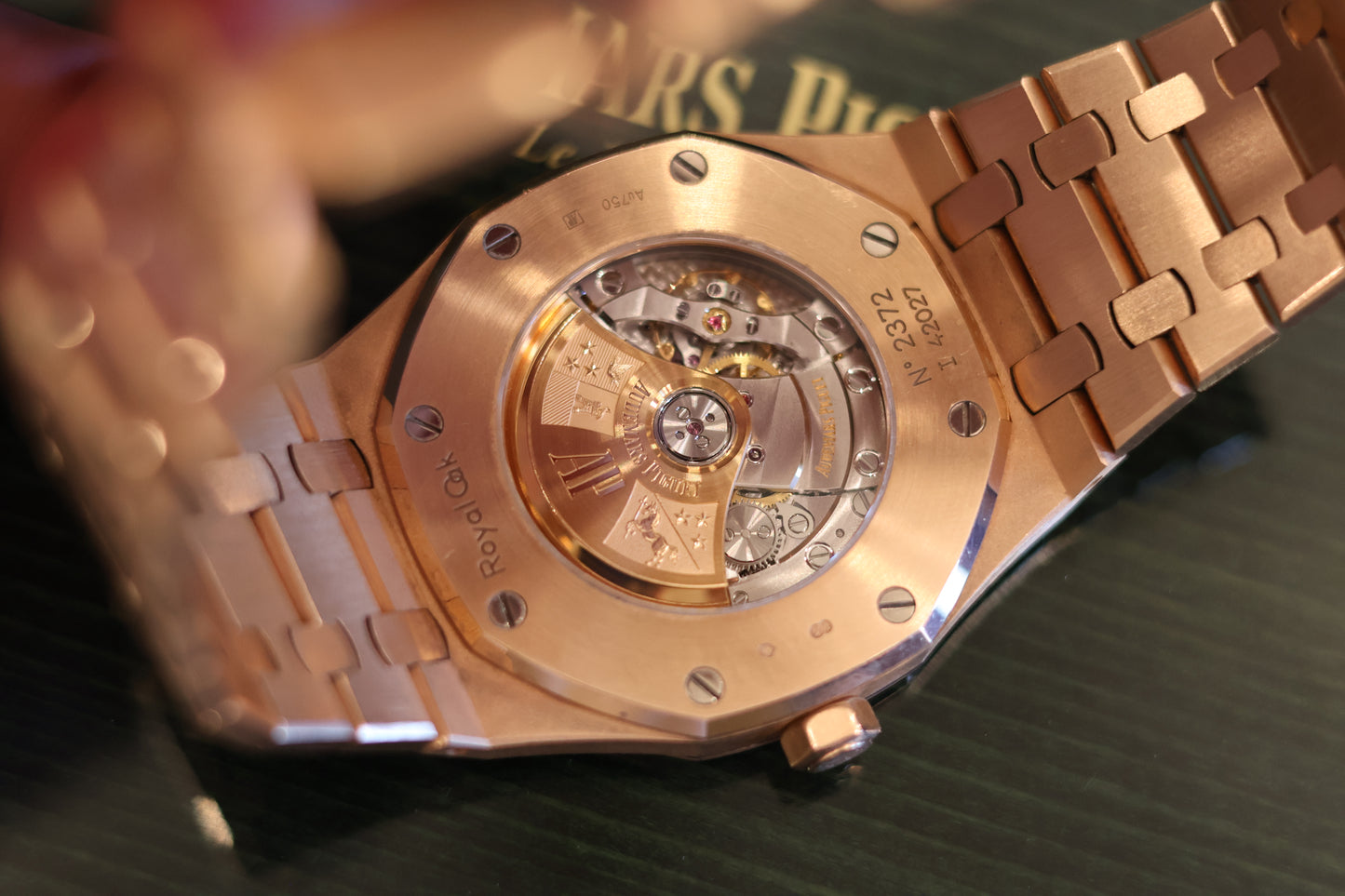 Audemars Piguet Royal Oak 15400OR Rose Gold White Dial