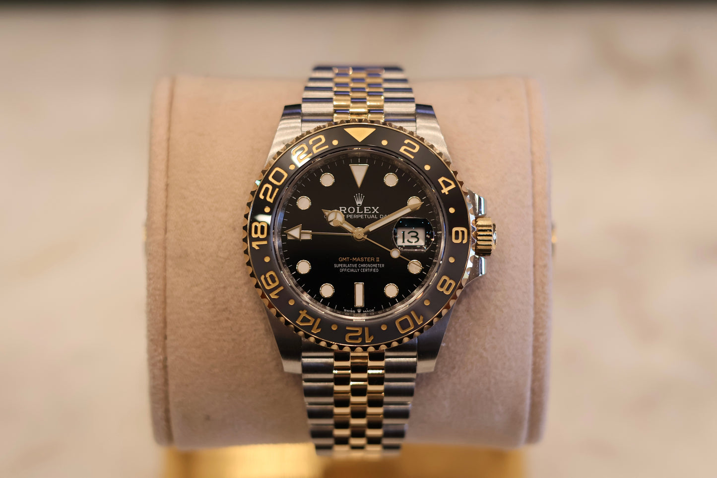 Rolex GMT Master II Two Tone Jubilee 126713GRNR