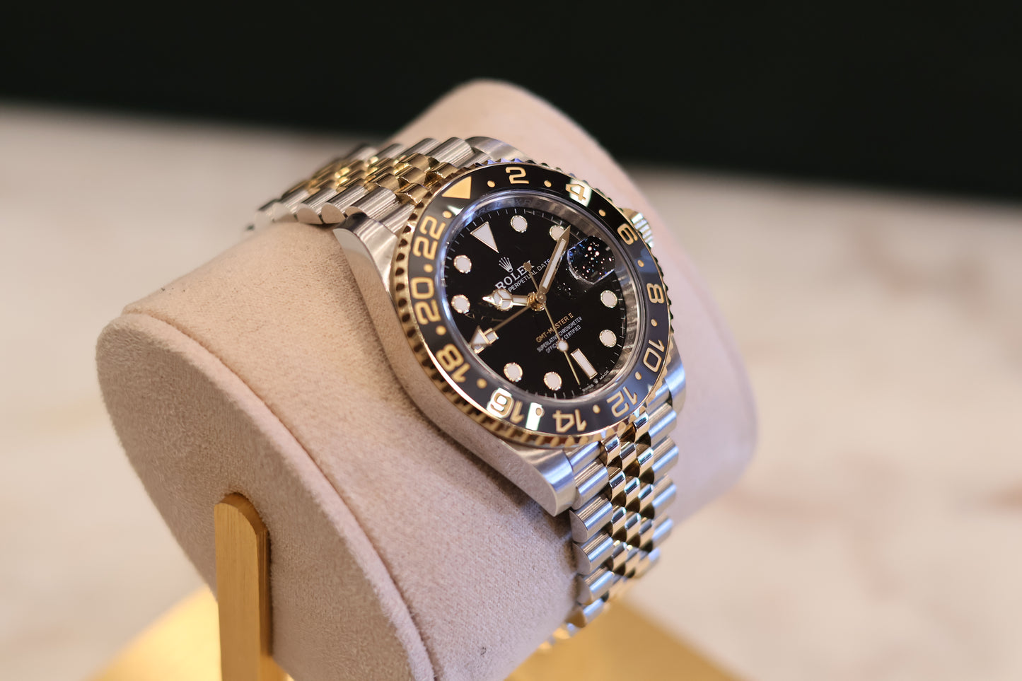 Rolex GMT Master II Two Tone Jubilee 126713GRNR