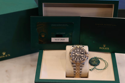 Rolex GMT Master II Two Tone Jubilee 126713GRNR