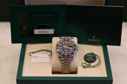 Rolex GMT Master II "Batman" Jubilee 126710BLNR - Unworn