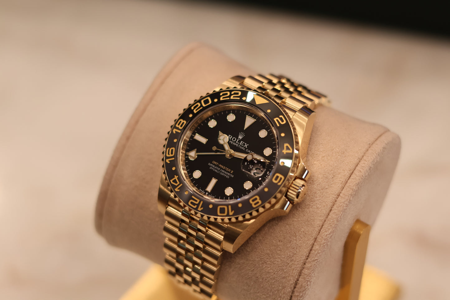 Rolex GMT Master II Yellow Gold Jubilee 126718GRNR