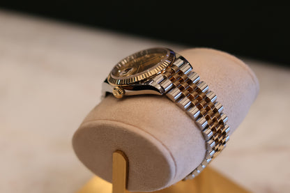 Rolex Datejust 36 Two Tone Yellow Gold Diamond Dial 126233