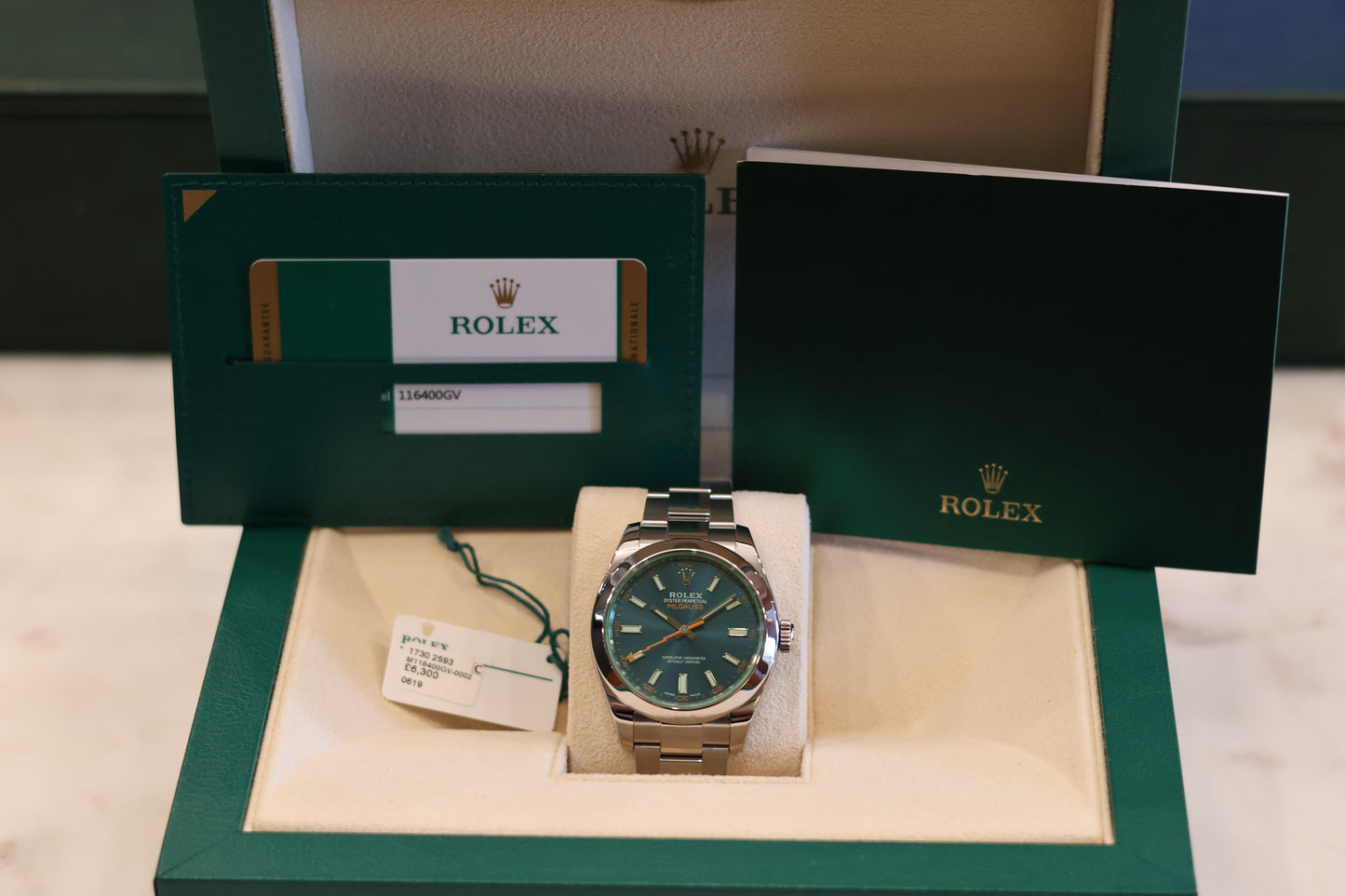 Rolex Milgauss Blue Dial 116400GV