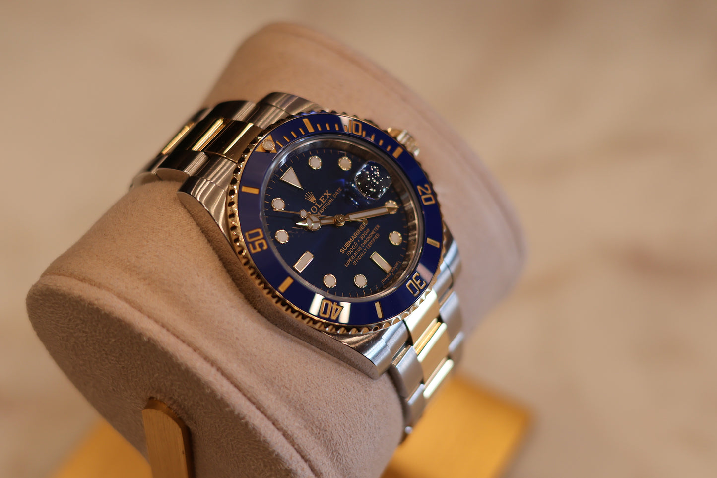 Rolex Submariner Date 40 Two Tone Blue Dial "Bluesy" 116613LB