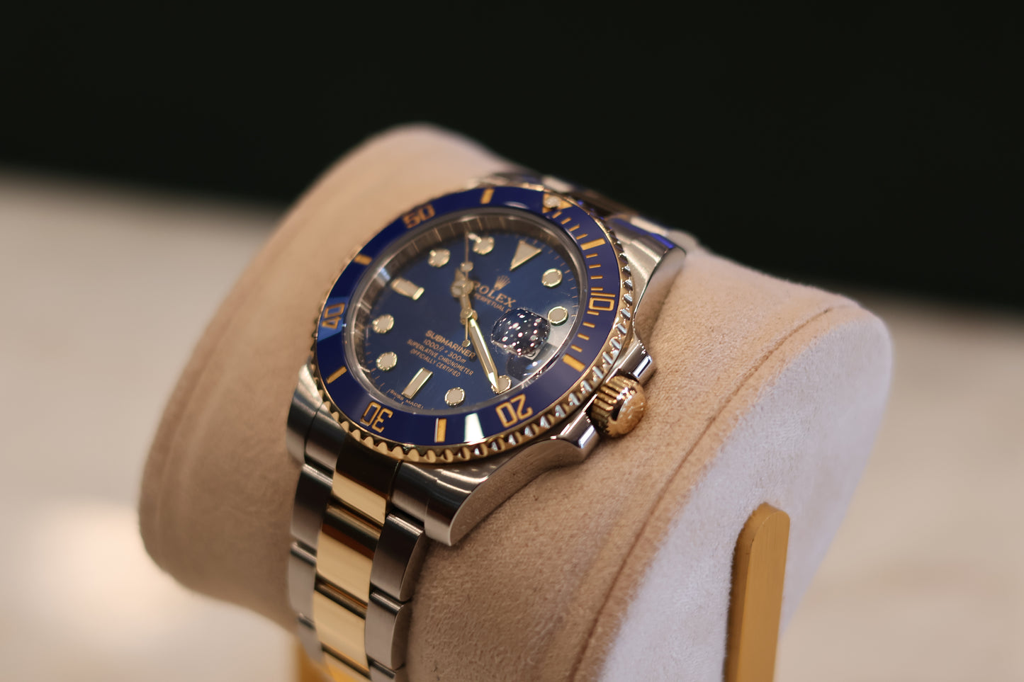 Rolex Submariner Date 40 Two Tone Blue Dial "Bluesy" 116613LB
