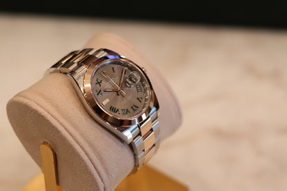 Rolex Datejust 41 Wimbeldon Two Tone Rose Gold Oyster 126301