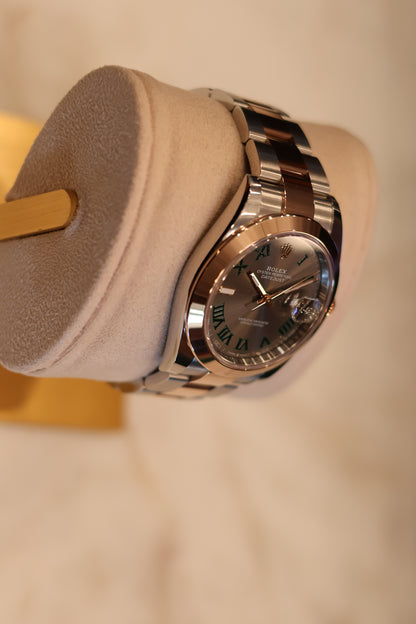 Rolex Datejust 41 Wimbeldon Two Tone Rose Gold Oyster 126301