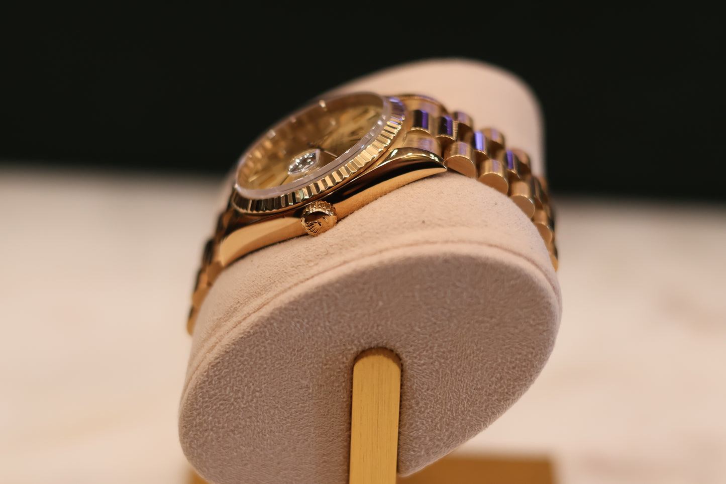 Rolex Day Date 36 Champagne Dial 18238 Watch & Box