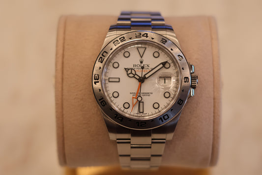 Rolex Explorer II 216570 Polar White