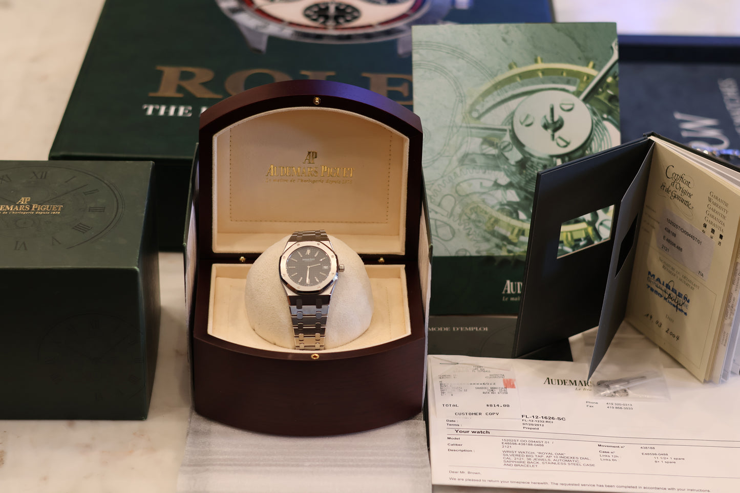 Audemars Piguet Royal Oak Jumbo Ultra Thin 15202ST Collectors Set