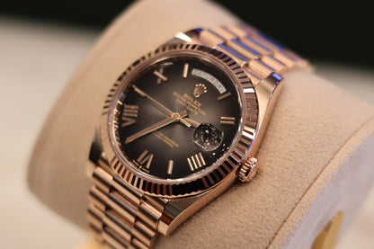 Rolex Day-Date 40 Rose Gold Slate Ombre 228235