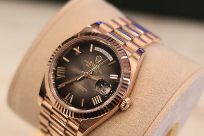 Rolex Day-Date 40 Rose Gold Slate Ombre 228235