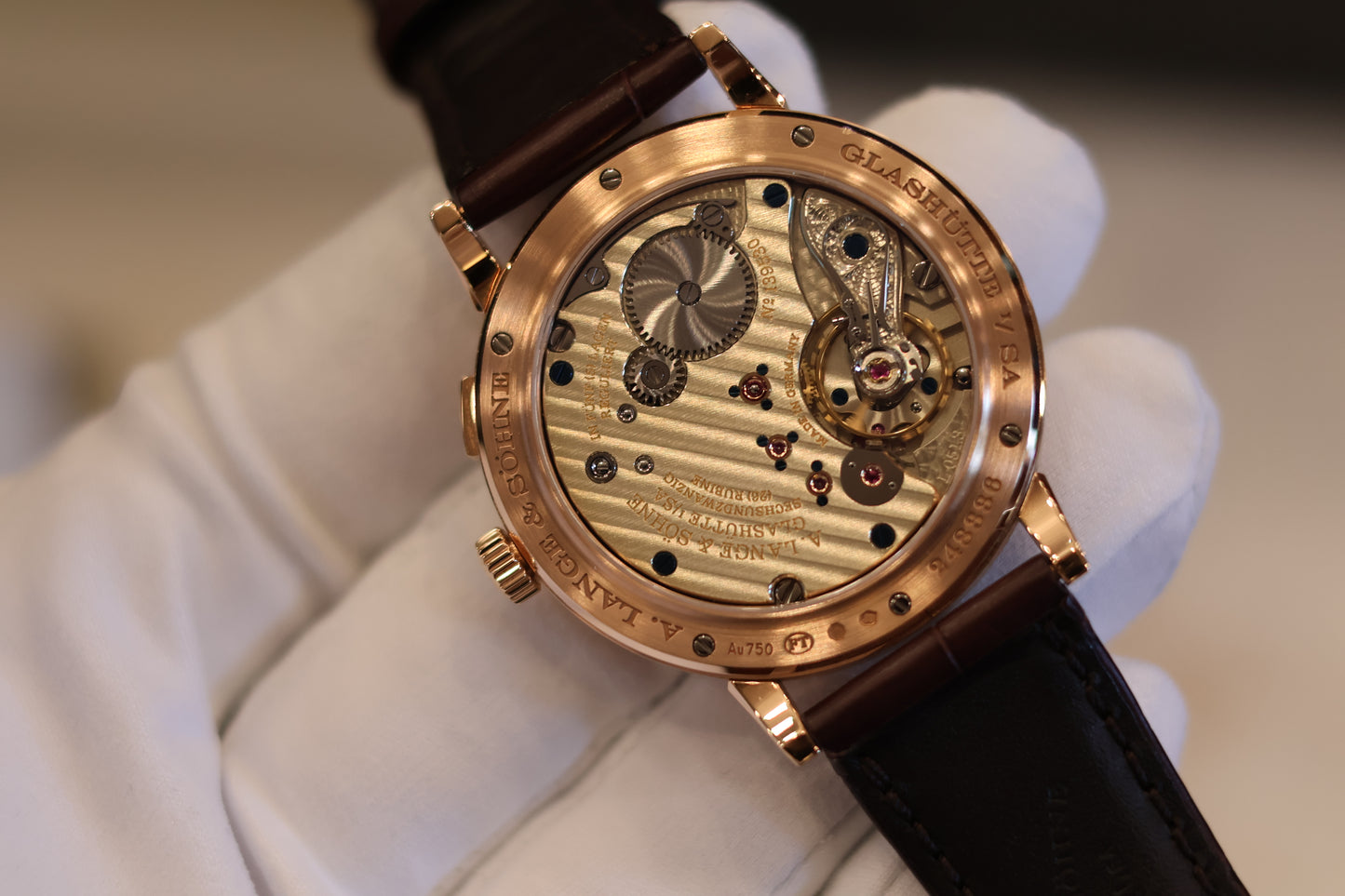 A. Lange & Sohne Annual Calendar 238.032 18k Pink gold