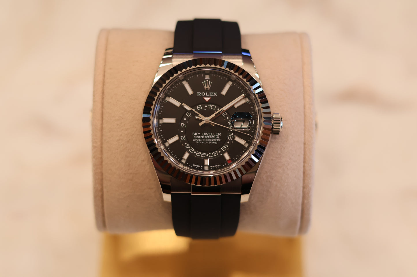 Rolex Sky Dweller Oysterflex White Gold Black dial 336933 - 2026