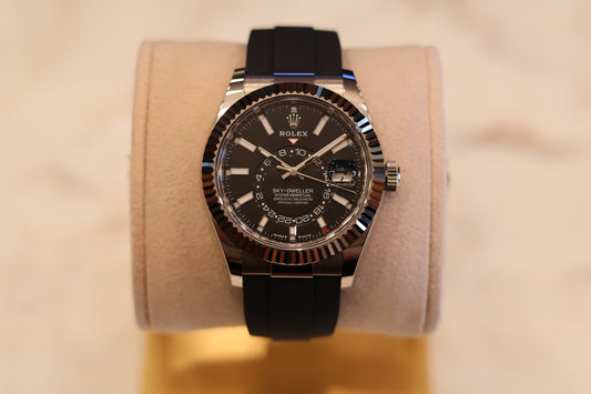 Rolex Sky Dweller Oysterflex White Gold Black dial 336933 - 2026