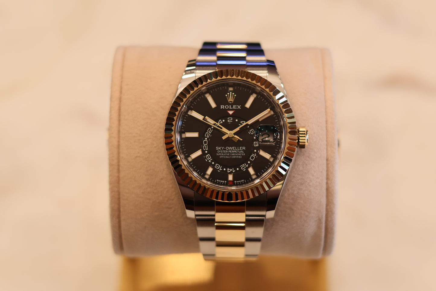 Rolex Sky Dweller Two Tone Black Dial 336933