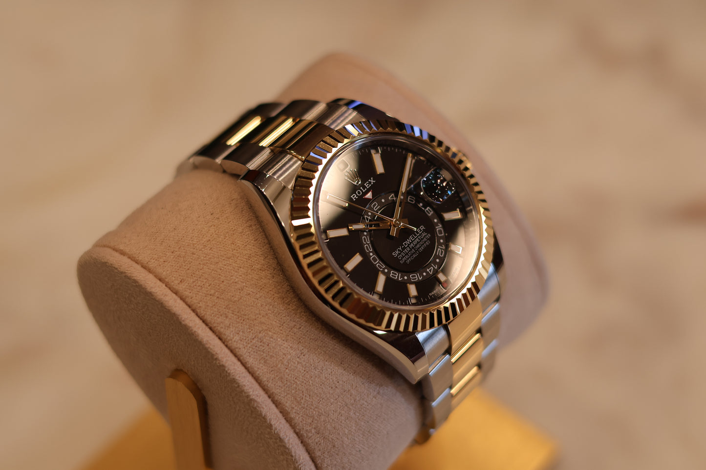 Rolex Sky Dweller Two Tone Black Dial 336933