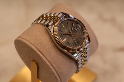 Rolex Datejust 41 Wimbeldon Two Tone Yellow Gold Jubilee 126333