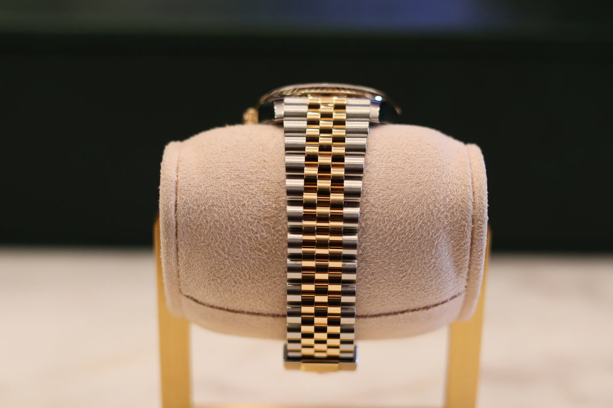 Ladies Rolex Datejust 36 Two Tone Yellow Gold Mother of Pearl 126233