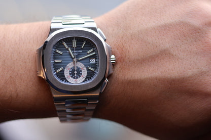 Patek Philippe Nautilus Chronograph 5980/1A Blue dial