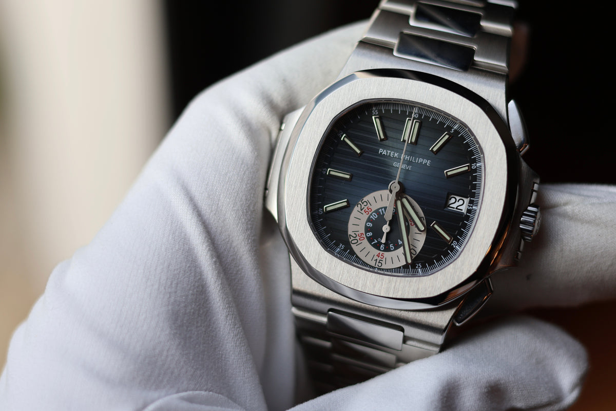 Patek Philippe Nautilus Chronograph 5980/1A Blue dial