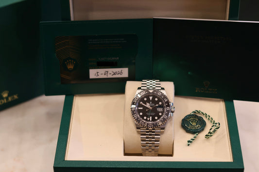 Rolex GMT Master II "Bruce Wayne" Jubilee Unworn 2026 126710GRNR