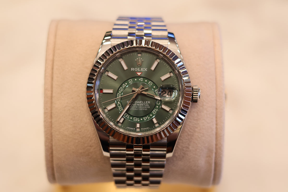 Rolex Sky Dweller Mint Green Dial Jubilee 336934