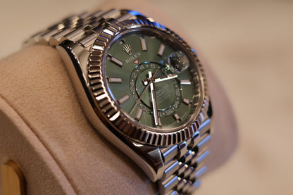 Rolex Sky Dweller Mint Green Dial Jubilee 336934