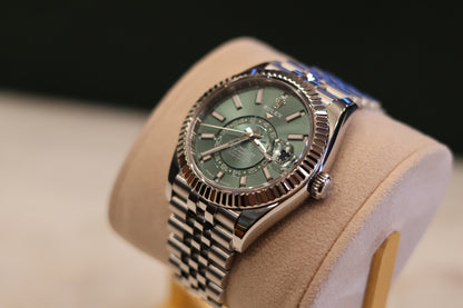 Rolex Sky Dweller Mint Green Dial Jubilee 336934