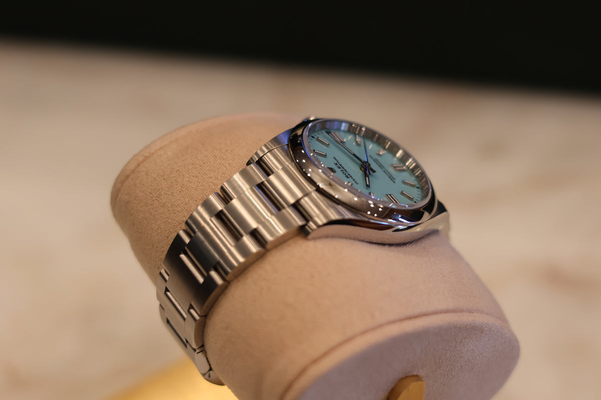 Rolex Oyster Perpetual 36 Tiffany Blue Complete Set
