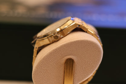 Audemars Piguet Royal Oak Open worked Double balance Yellow Gold - Unworn 15407BA
