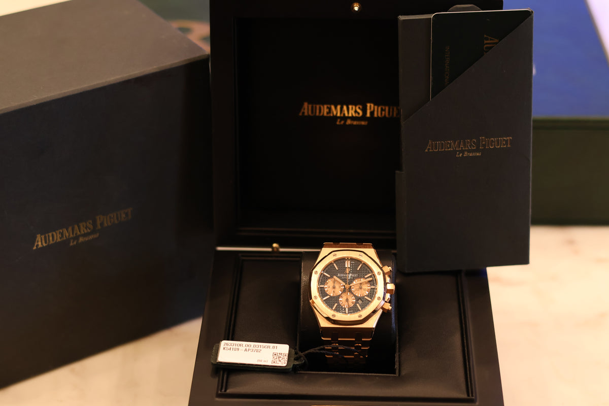 Audemars Piguet Royal Oak Chronograph Blue Dial 26331OR