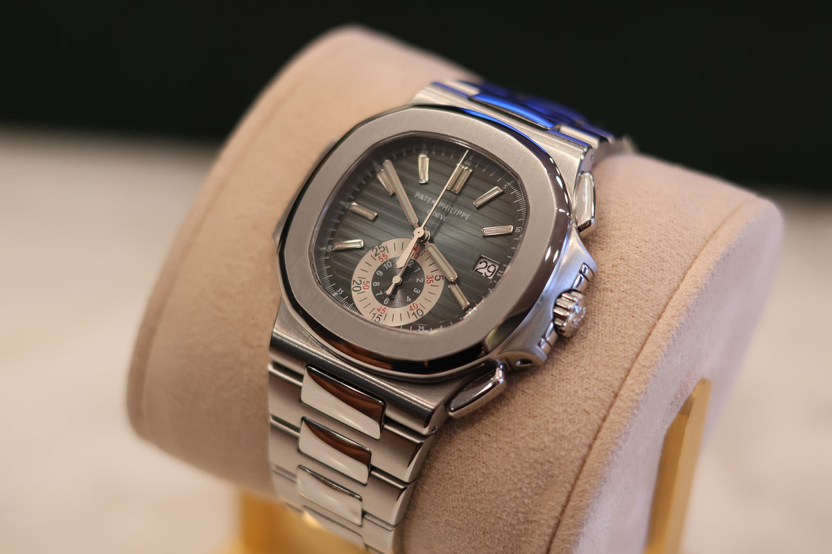 Patek Philippe Nautilus Chronograph 5980/1A Blue dial