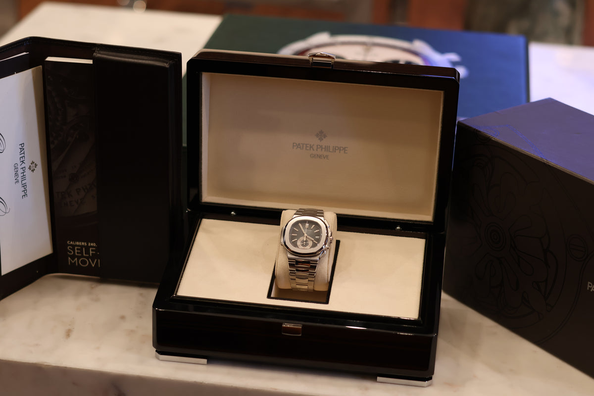 Patek Philippe Nautilus Chronograph 5980/1A Blue dial