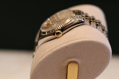 Rolex Datejust 36 Two Tone Champagne Dial Jubilee 16233 With papers