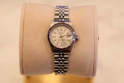 Ladies Rolex Datejust 26mm  Jubilee Silver Dial 69173