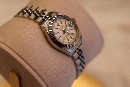 Ladies Rolex Datejust 26mm  Jubilee Silver Dial 69173