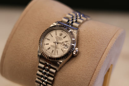 Ladies Rolex Datejust 26mm  Jubilee Silver Dial 69173