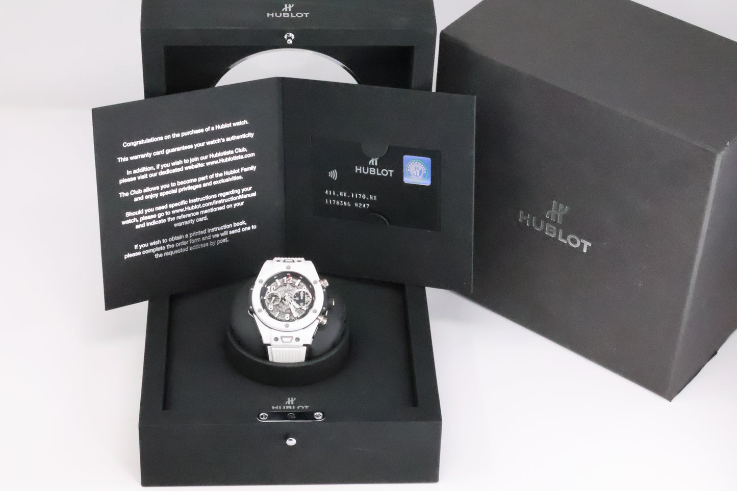 Hublot Big Bang Unico White Ceramic & Titanium Chronograph