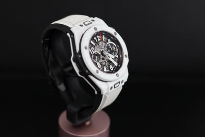 Hublot Big Bang Unico White Ceramic & Titanium Chronograph