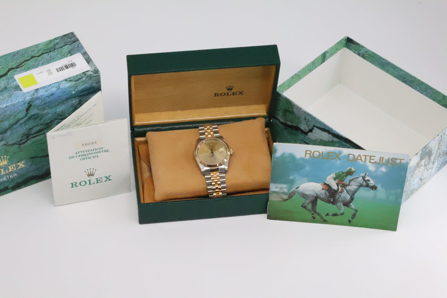 Rolex Datejust 36 16233 Champagne Dial Jubilee Bracelet